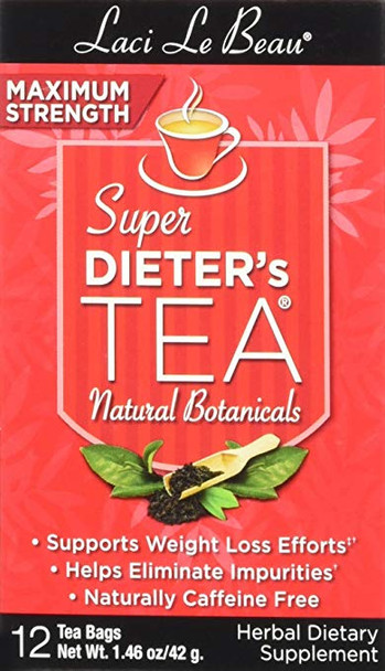 Laci Le Beau Maximum Strength Super Dieter's Tea - 12 Tea Bags