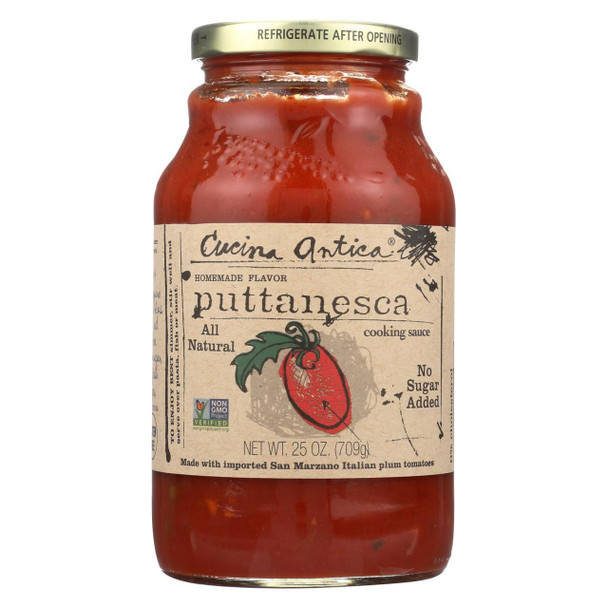 Cucina Antica - Puttanesca Sauce - Case of 12 - 25 oz.