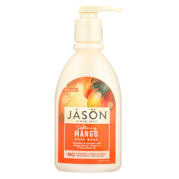 Jason Satin Shower Body Wash Mango - 30 fl oz