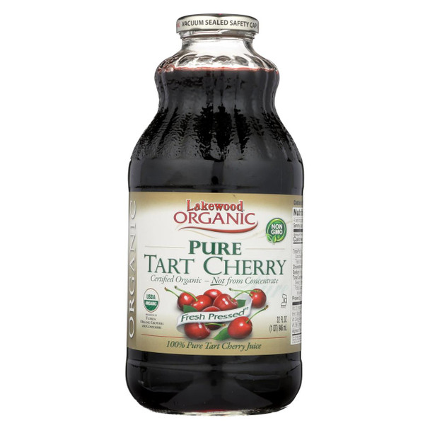 Lakewood Pure Tart Cherry - Cherry - Case of 12 - 32 Fl oz.