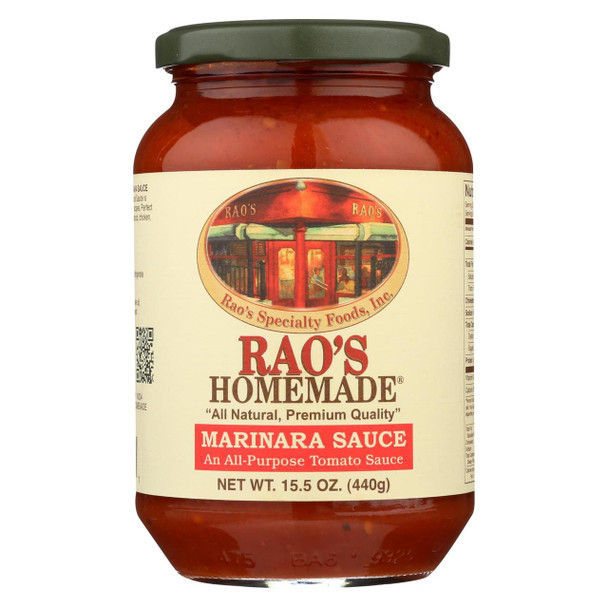 Rao's Specialty Food - Pasta Sauce Marinara - CS of 12-15.5 FZ