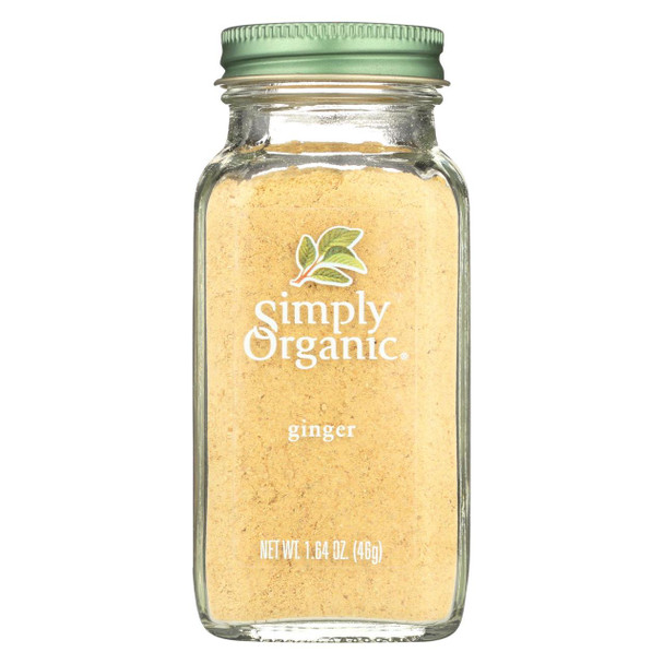 Simply Organic Ginger Root - Organic - Ground - 1.64 oz