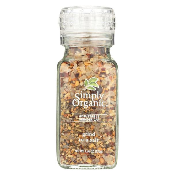 Simply Organic Grind to a Salt Blend - Organic - Grinder - 4.76 oz