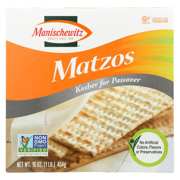 Manischewitz - Matzo 1S - Case of 30 - 1 lb.