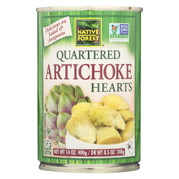 Native Forest Quartered Artichoke Hearts - Case of 6 - 14 oz.