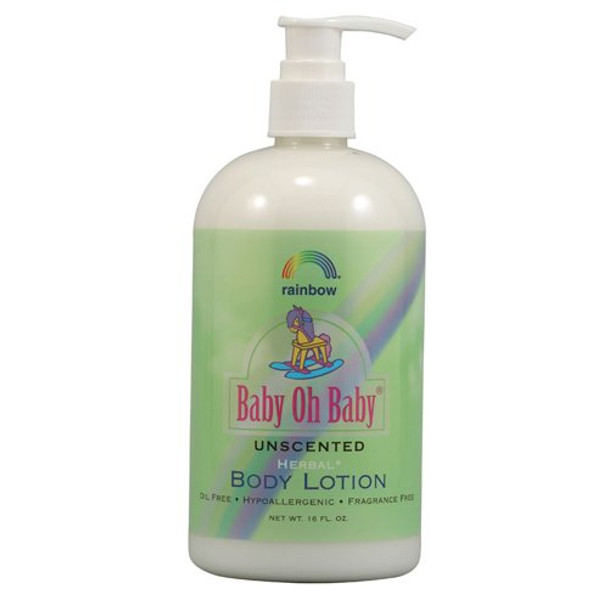 Rainbow Research Body Lotion - Herbal - Baby - Unscented - 16 fl oz