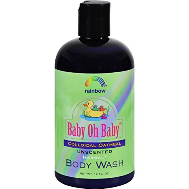 Rainbow Research Baby Oh Baby Organic Herbal Wash Colloidal Oatmeal Unscented - 12 fl oz