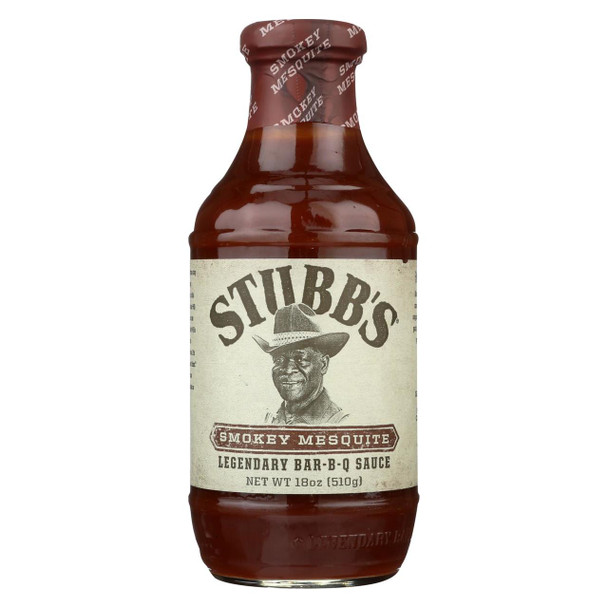 Stubb's BBQ Sauce - Smokey Mesquite - Case of 6 - 18 oz.