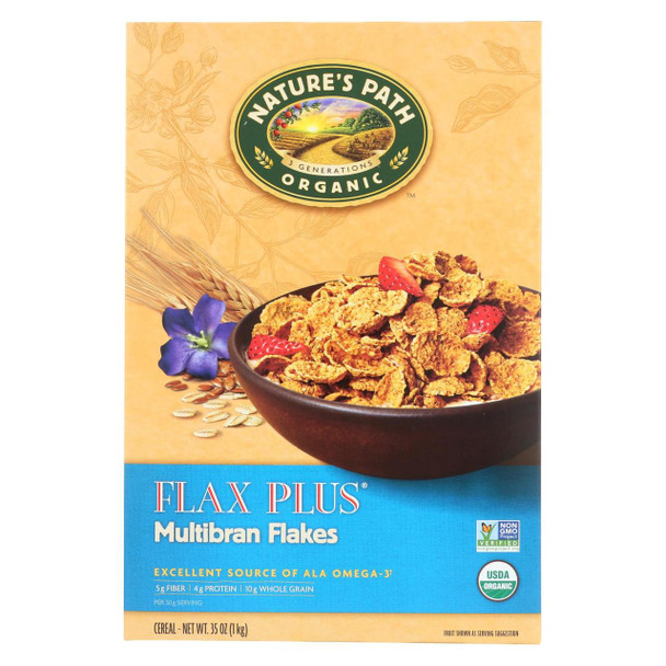 Nature's Path Organic Flax Plus Cereal - Case of 6 - 35.3 oz.