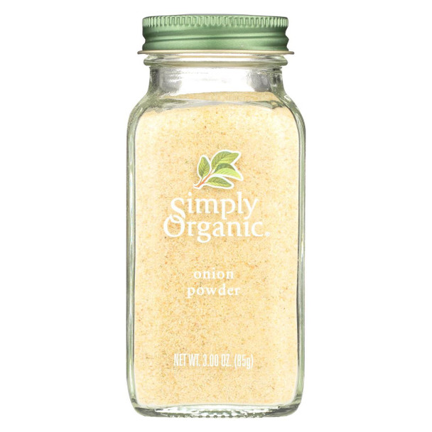 Simply Organic Onion - Organic - Powder - White - 3 oz