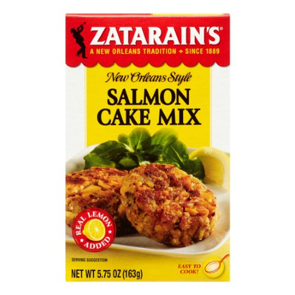 Zatarain's Mix - Salmon Cake - Case of 12 - 5.75 oz