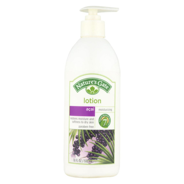 Nature's Gate Acai Moisturizing Lotion - 18 fl oz