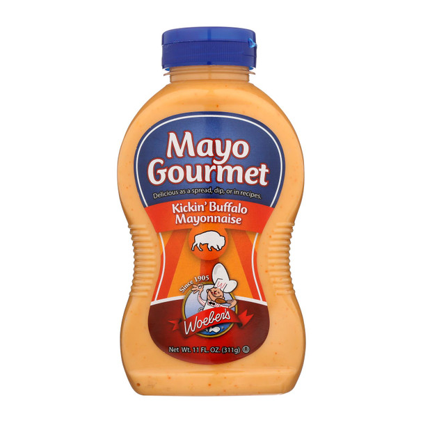 Mayo Gourmet Toasted Garlic Mayonnaise - Case of 6 - 11 oz.