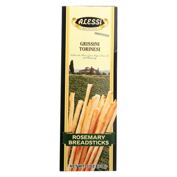 Alessi - Breadsticks Rosemary - Case of 3 - 3 oz.