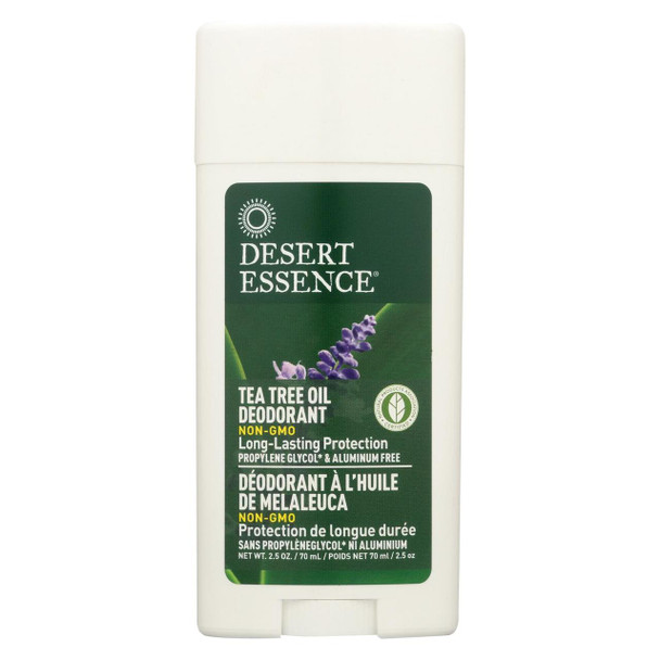 Desert Essence Tea Tree Oil Deodorant - 2.5 oz