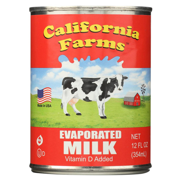 California Farms Evaporated Milk - 12 oz - case of 24