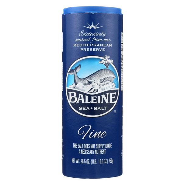 La Baleine Sea Salt Sea Salt - Fine - 26.5 oz - 1 each