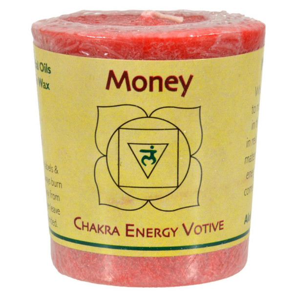 Aloha Bay - Chakra Votive Candle - Money - Case of 12 - 2 oz