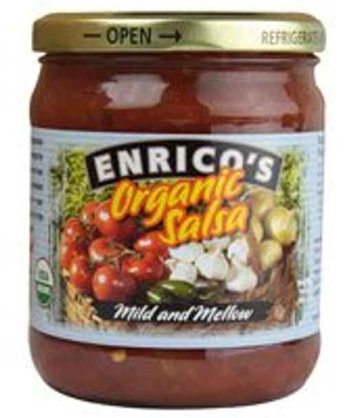 Enrico's Organic Salsa - Mild - Case of 12 - 16 oz.