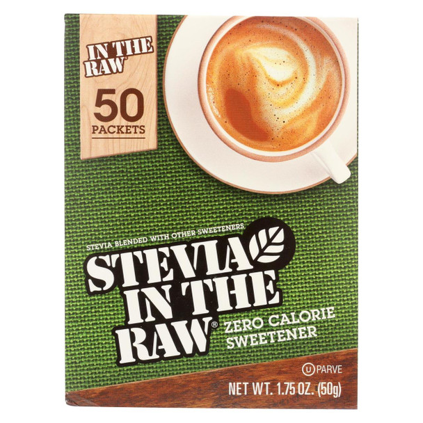 Stevia In The Raw Sweetener - Packets - Case of 12 - 50 Count