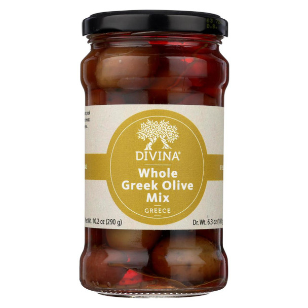 Divina - Greek Olive Mix - Case of 6 - 6.36 oz.