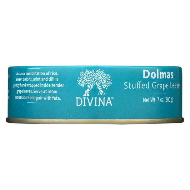 Divina - Dolmas Stuffed Grape Leaves - Case of 12 - 7 oz.