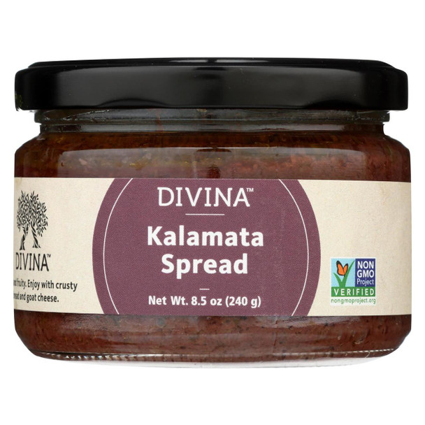 Divina - Kalamata Olive Spread - Case of 6 - 8.5 oz.