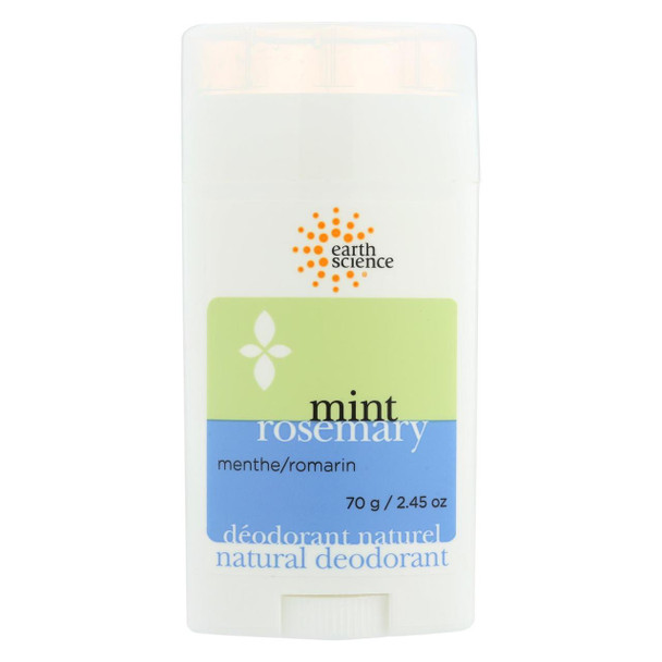 Earth Science Deodorant Natural Mint Rosemary - 2.5 oz