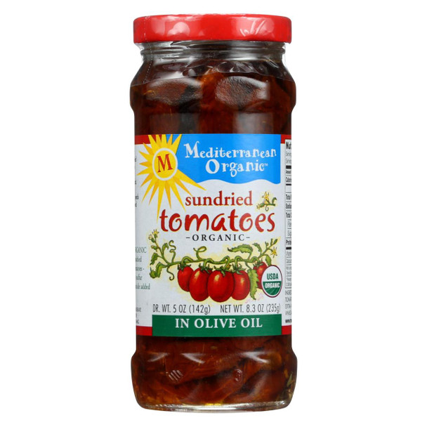 Mediterranean Organic Tomato - Organic - Sundried - in Olive Oil - 8.3 oz - case of 12