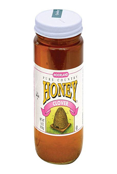 Moorland Honey Clover Honey - Case of 12 - 16 oz.