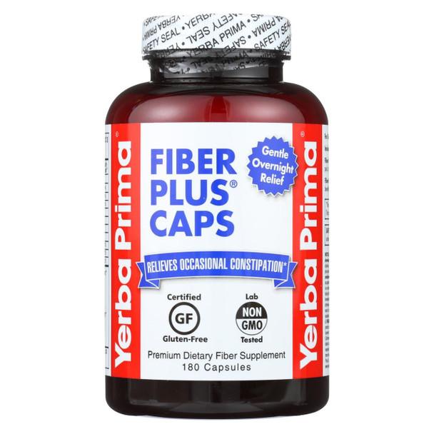 Yerba Prima Fiber Plus Caps - 625 mg - 180 Capsules