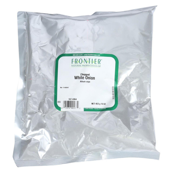 Frontier Herb Onion Chopped White - Single Bulk Item - 1LB