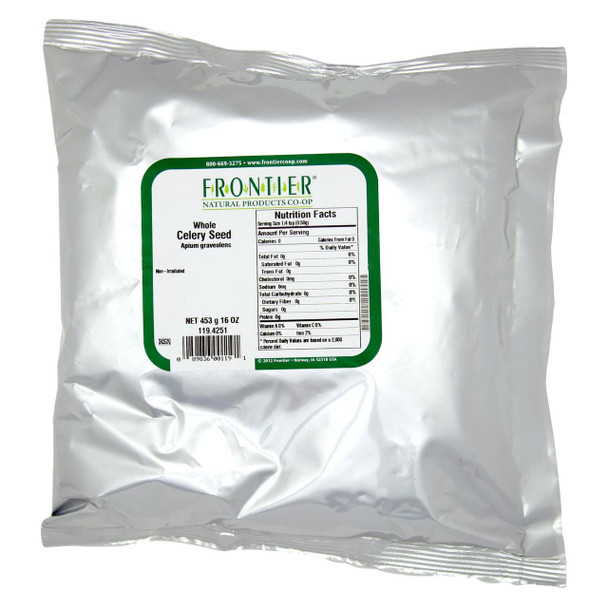 Frontier Herb Celery Seed Whole - Single Bulk Item - 1LB