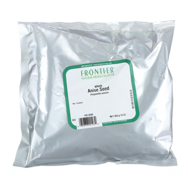 Frontier Herb Anise Seed Whole - Single Bulk Item - 1LB