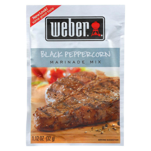 Weber Grill Creations Marinade - Black Peppercorn - Case of 12 - 1.12