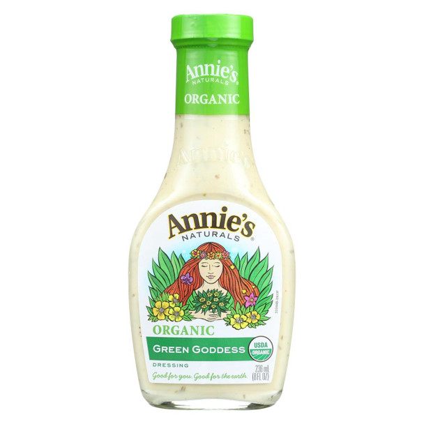 Annie's Naturals Organic Dressing Green Goddess - Case of 6 - 8 fl oz.