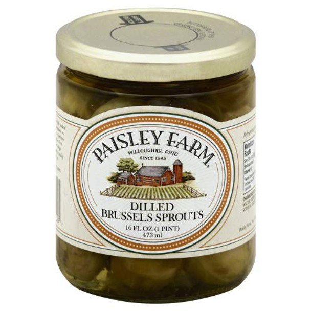 Paisley Farm Brussel Sprouts - Dilled - Case of 12 - 16 oz
