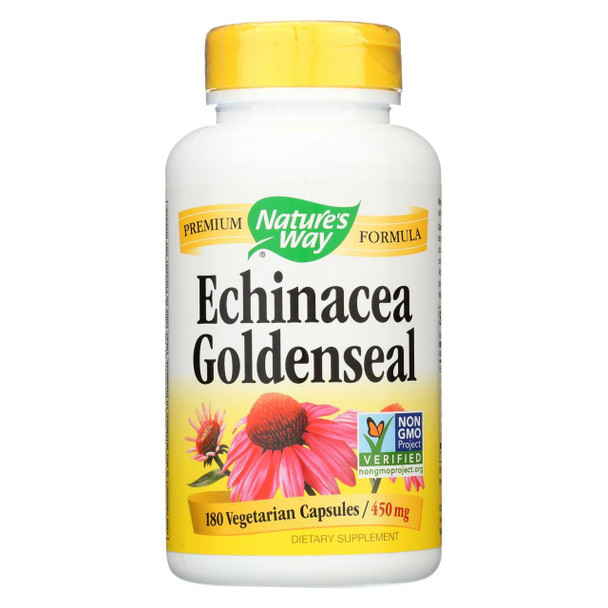 Nature's Way - Echinacea Goldenseal - 180 Capsules