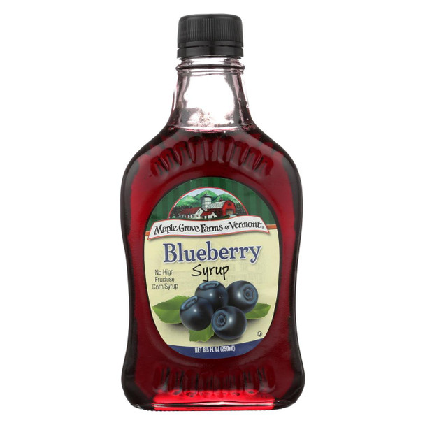 Maple Grove Farms - All Natural Blueberry Syrup - 8.5 Fl oz.