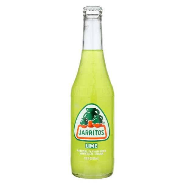 Jarrito's Soda - Lime - Bottle - Case of 24 - 12.5 fl oz