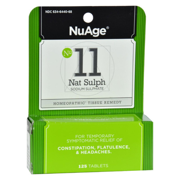 Hyland's NuAge No 11 Natrum Sulph - 125 Tablets