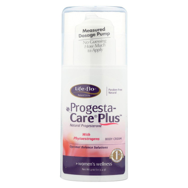 Life-Flo Progesta-Care Plus Cream For Women - 4 oz