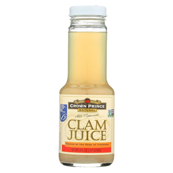 Crown Prince Clam Juice - Case of 12 - 8 Fl oz.