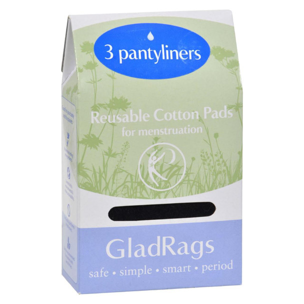 Gladrags Color Pantyliner Regular Cotton - 3 Pack