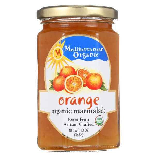 Mediterranean Organic Fruit Preserves - Organic - Orange Marmalade - 13 oz - case of 12