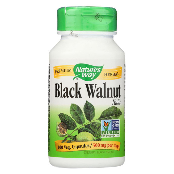Nature's Way - Black Walnut Hulls - 100 Capsules