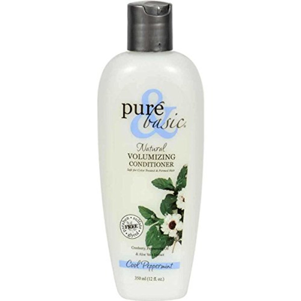 Pure and Basic Natural Volumizing Conditioner Cool Peppermint - 12 fl oz