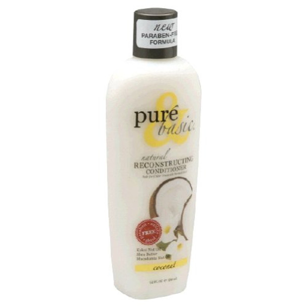 Pure and Basic Reconstructing Coconut Natural Conditioner - 12 fl oz