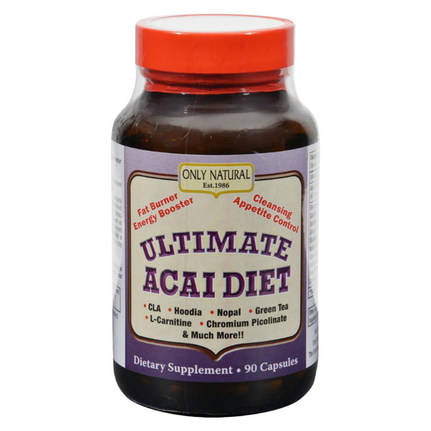 Only Natural Ultimate Acai Diet - 90 Capsules