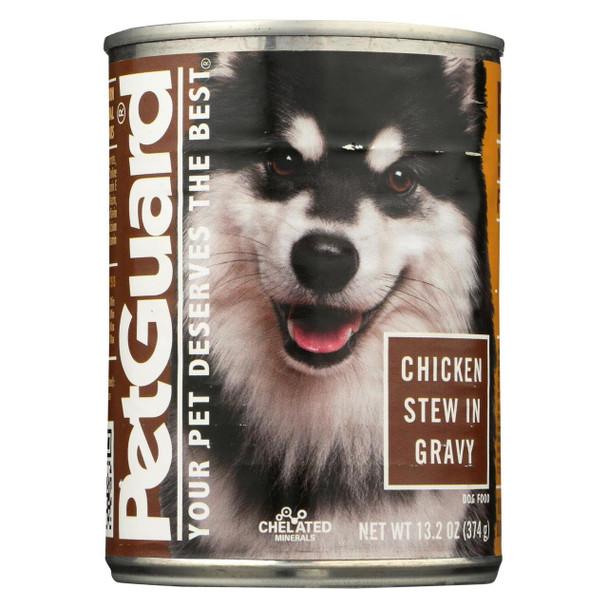 Petguard Dog Foods - Chicken Stew In Gravy - Case of 12 - 13.2 oz.